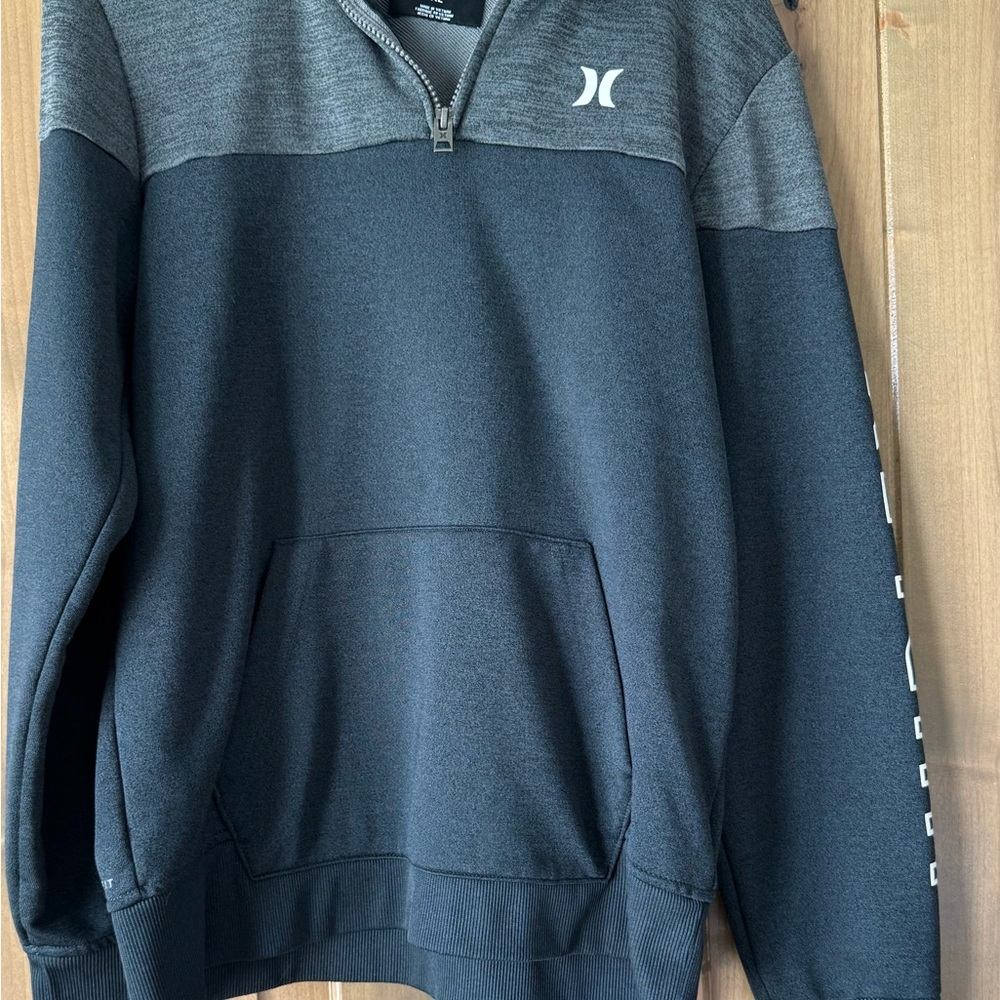 Hurley Black and Gray Sweatshirt Hoodie
